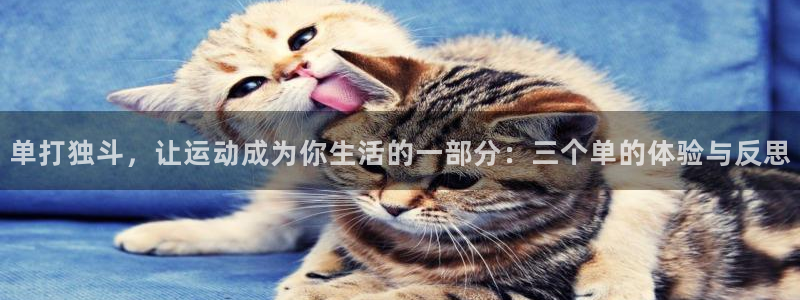 单打独斗，让运动成为你生活的一部分：三个单的体验与反思