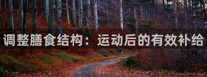 调整膳食结构：运动后的有效补给